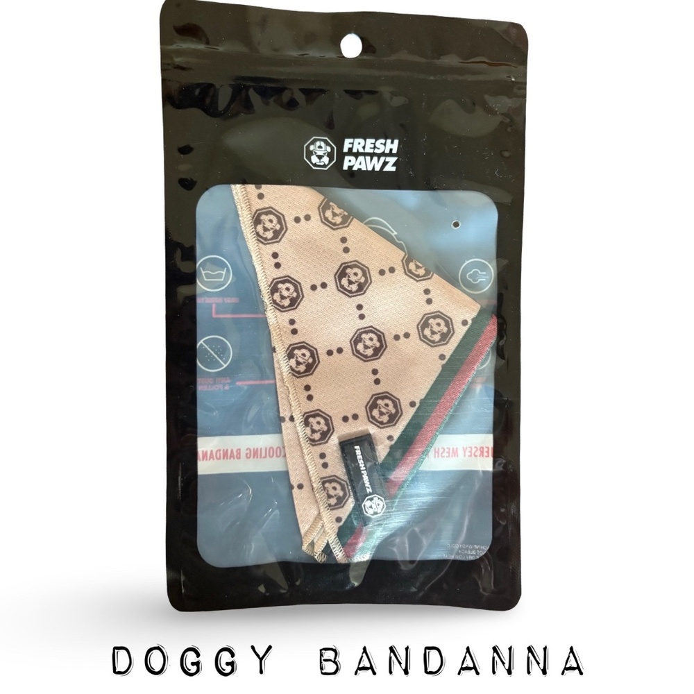 Fresh Pawz G-Pattern Dog Cooling Bandana - SZ Sm - Picture 5 of 15